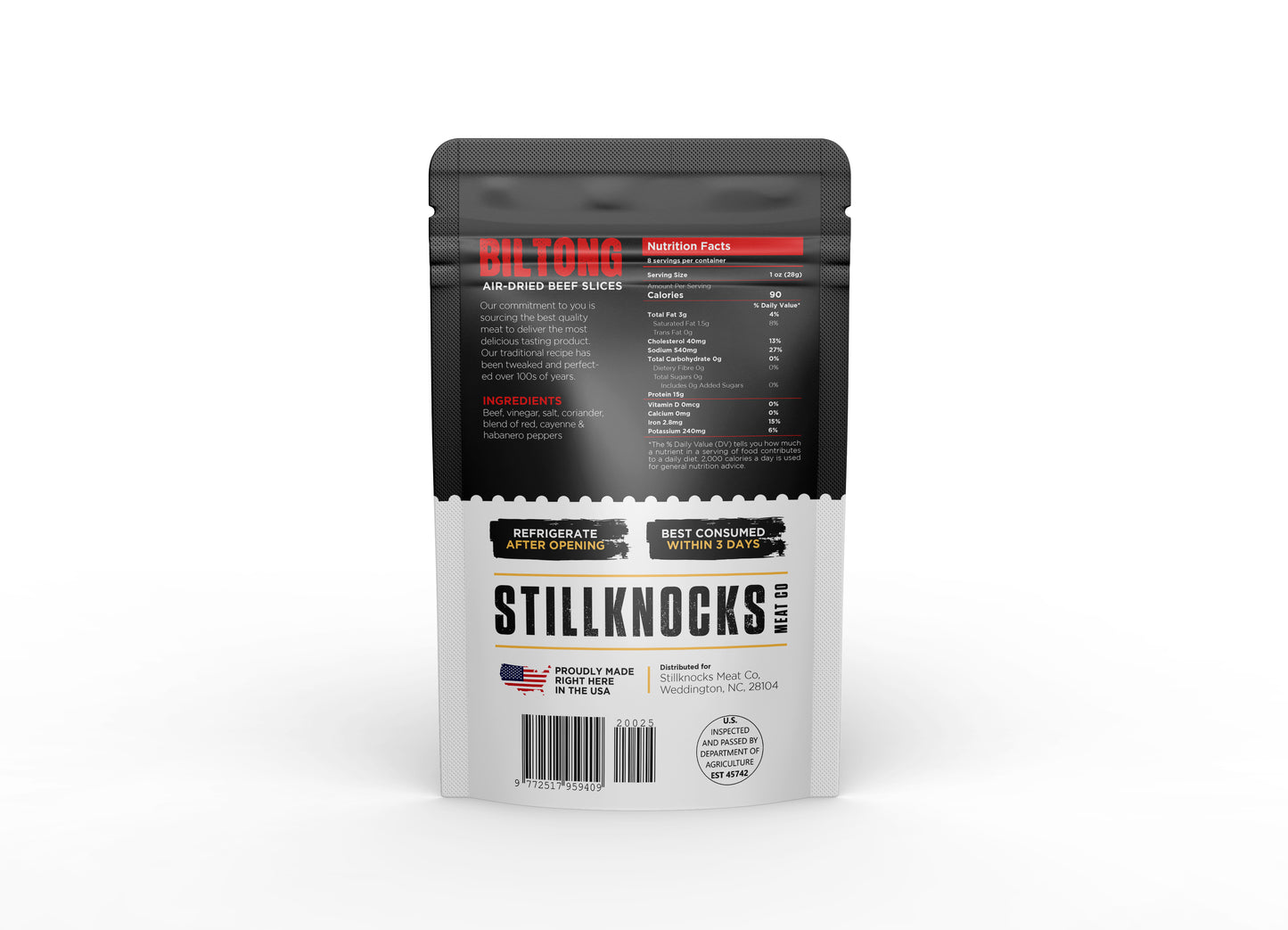 Sliced Biltong (Hot & Spicy) 8 oz